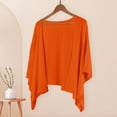 thumbnail image 1 of ZSQDM Cardigan Tops Women's Linen Cardigan 3/4 Sleeve Open Front Casual Loose Cover Up Lightweight Draped Ruffles Knit Cardigan Oversized Cardigans for Womens Sweaters Lightweight(L), 1 of 5