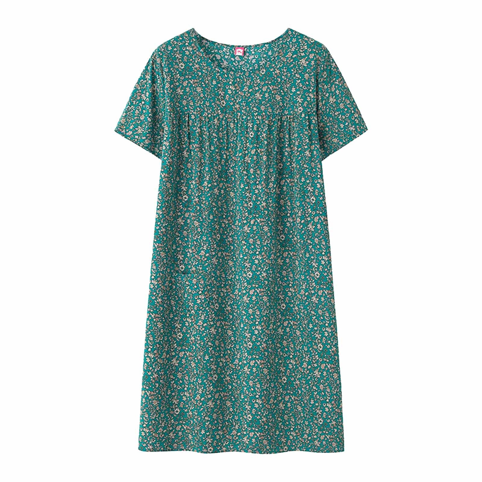 WCJM House Dresses for Women Summer Cotton Silk Short Sleeved Sleep Dress for Middle Aged Women New Loose Fitting Home Wear Elderly Sleepwear Plus Size Dress Pink One Size - Walmart.com WCJM House Dresses for Women Summer Cotton Silk Short Sleeved Sleep Dress for Middle Aged Women New Loose Fitting Home Wear Elderly Sleepwear Plus Size Dress Pink One Size - Walmart.com