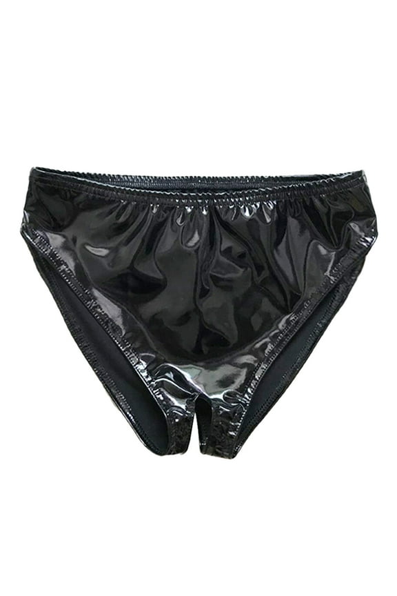 Underwear for Women, Open Paint Underwear Women Wrapped Hip Bright Waist Bright Appeal Sleepwear Small High Black L