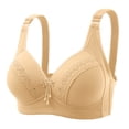 thumbnail image 1 of WCJM Womens Underwear Women's Orthopedic Anti Sagging Bra Bras for Senior Women Posture Correcting Bra Breathable Bras Khaki C, 1 of 3