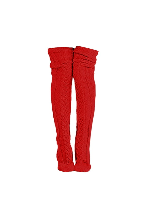 Compression Socks for Women and Men Women's Cable Knitted Boot Socks Extra Long Thigh High Winter Stockings Over Knee Leg Socks for Women