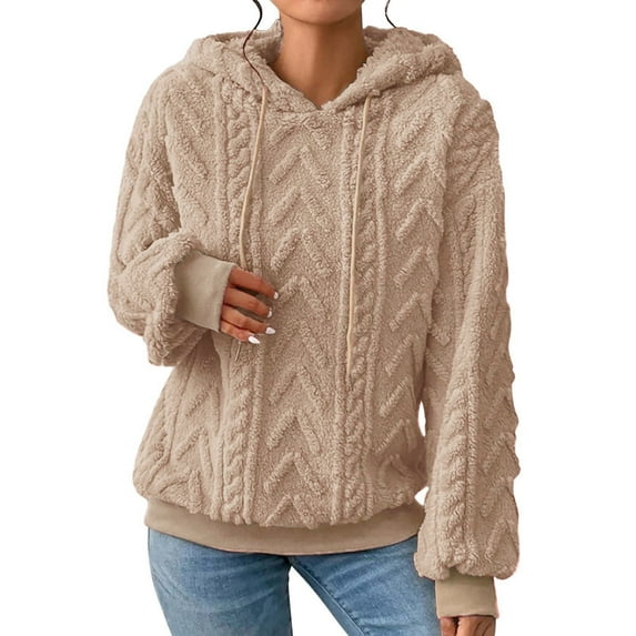 ZSQDM Cute Hoodies for Women Hoodie Mid-weight Pullover Hooded Sweatshirt for Women Sweater Vest Women Women's Polyester Hoodie (S)