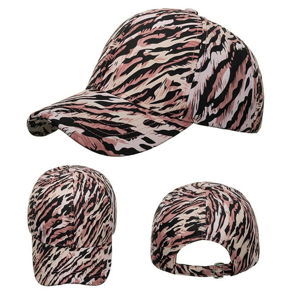 ZSQDM Fashion Women Men Sport Tiger Stripes Print Breathable beach Baseball Cap Hip Hop Hat Sun Hat beanie for Women Hat Washer Cage Baseball Caps Baseball Cap Washing Cage