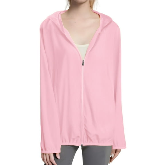 ZSQDM Female Hooded Sun Clothing Jacket Lightweight Close Fitting Sports Outdoor Zipper Jacket Women's Cardigans Women's Sweaters Knit Casual Sweater Fall Outfits Clothes Cat Sweater(M)