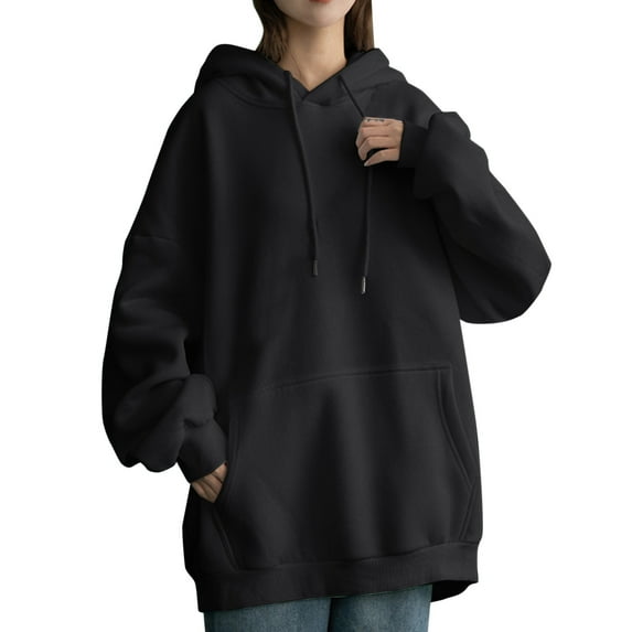 ZSQDM Gray Hoodie Women Hoodie Mid-weight Pullover Hooded Sweatshirt for Women Striped Sweater Women's Acrylic Hoodie (M)