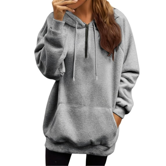 ZSQDM Hanes Zip Up Hoodies for Women Womens Oversized Sweatshirts Hoodies Crewneck Sweaters Casual Tops Comfy Fall Outfits Winter Clothes 2025 Cat Sweater Women Blending Sweatshirt (Xxl)