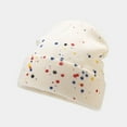 thumbnail image 1 of ZSQDM Hat Warm Chunky Cable Knit Polka Dots Hats Soft Stretch Thick Cute Knitted Cap for Cold Weather Letter Hats beanies Hat Hanger berets Solar Post Cap Lights, 1 of 4