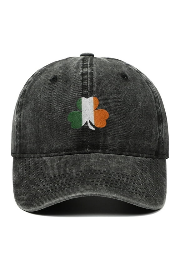 ZSQDM Irish Vintage Baseball Cap Embroidered Cotton Adjustable Distressed Dad Hat beanie of Men Hard Hat Baseball Caps Hairbrella Swim Cap Waterproof