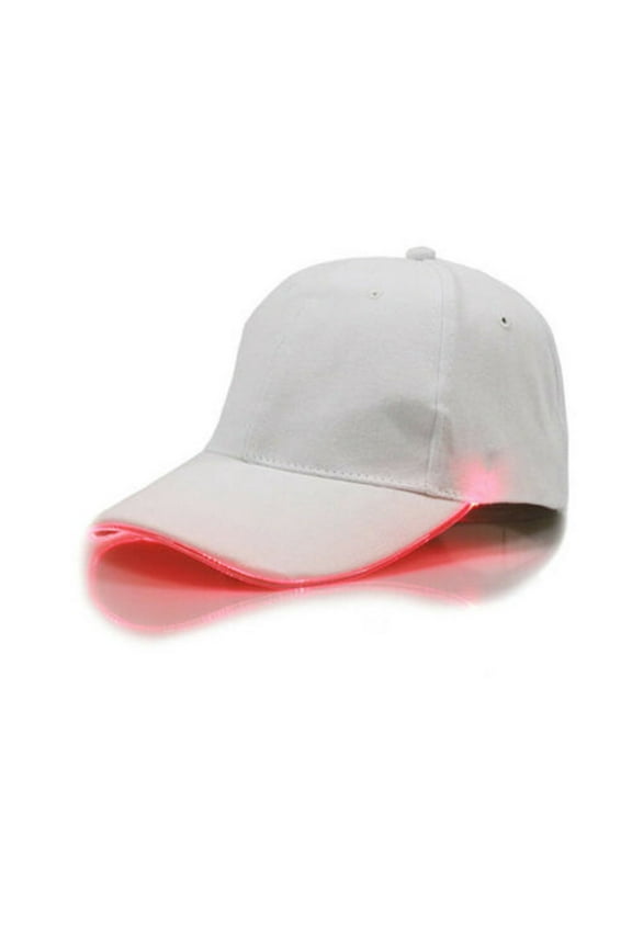 ZSQDM Led Lighted Up Hat Glow Club Party Baseball Hip-Hop Adjustable Sports Cap beanies Lift Hard Hat Baseball Caps Swim Cap for Long Hair
