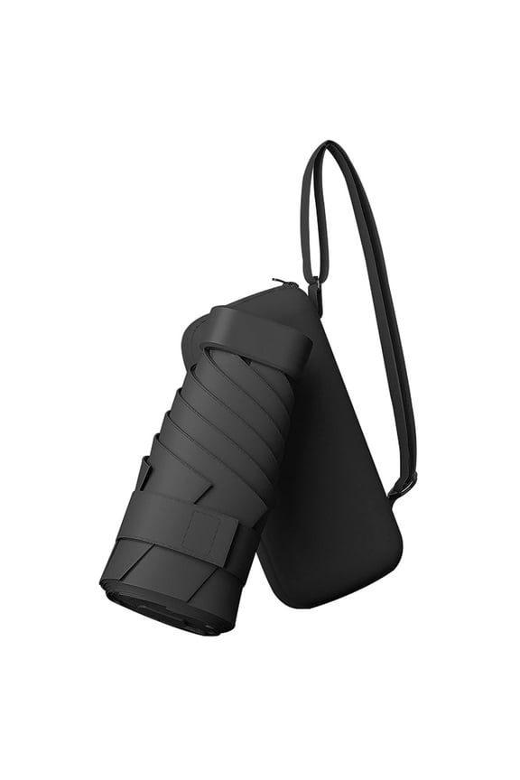 WCJM Light Compact Design Travel Umbrella for Purse with Case Small Compact Umbrella Sun Lightweight Portable Tiny Pocket Umbrella with Case Parasol Umbrella for Women Girl Mini Sun Travel Umbrella