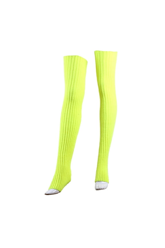 Long Leg Warmer, 31.5 Inch Length Leg Knit Over The Knee Extra Long Winter Soft Thick Thigh High Footless Socks For Women Winter Heavy Crew Socks