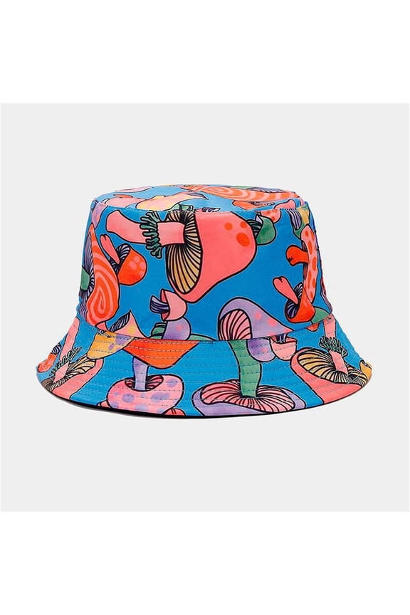 ZSQDM Male's and Female's Casual Fisherman's Hat 3D Printed Pattern Tie Dye Double Basin Hat Outdoor Visor Women beanie Golf Hat Bucket Hats Migraine Relief Cap