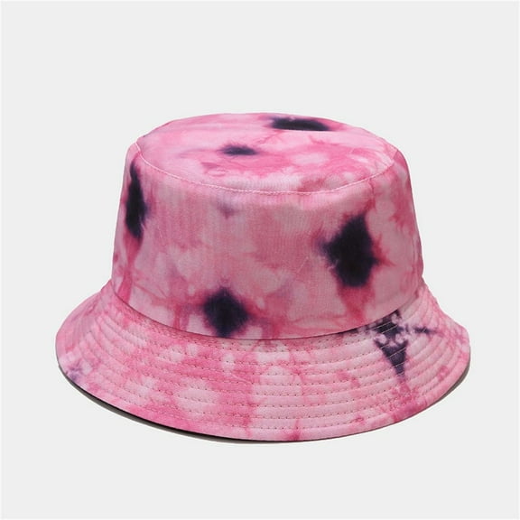 ZSQDM Male's and Female's Casual Fisherman's Hat 3D Printed Pattern Tie Dye Double Basin Hat Outdoor Visor beanie Cowboy Hats for Women Bucket Hats Theraice Migraine Relief Cap