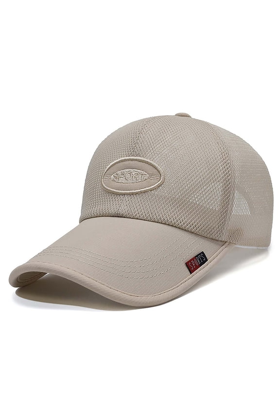 ZSQDM Men Ladies Embroidered Letters Baseball Cap Mesh Breathable Cap Sunscreen Sunshade Mesh Hat beanie for Women Fan Hat Visors Baseball Cap