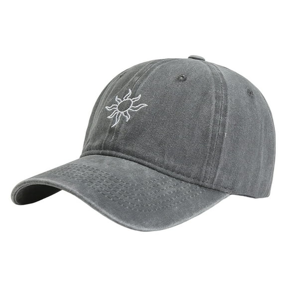 ZSQDM Men Ladies Hat Fashion Sun Print Baseball Cap Denim Buckle Outdoor Sun Visor Hat Women beanie Mens Hats Baseball Caps Migraine Cap