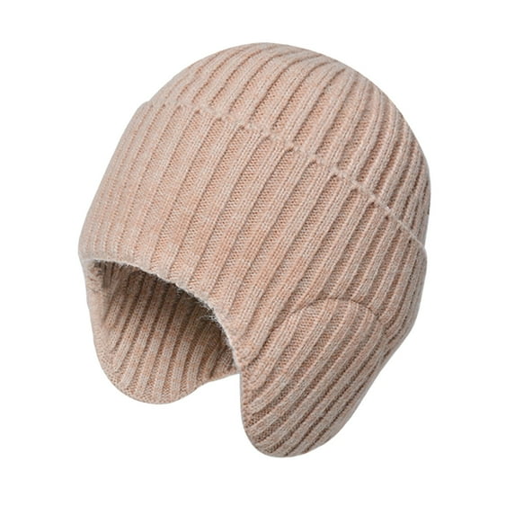 ZSQDM Men and Women Outdoor Warm Hat In Winter Border Thickened Knitting Hat Cold Proof Earmuff Cap Women beanie Hat with Fans Solar Power Bomber Hats Plastic Bottles with Caps