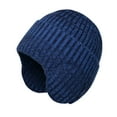 thumbnail image 1 of ZSQDM Men and Women Outdoor Warm Hat In Winter Border Thickened Knitting Wool Hat Cold Proof Earmuff Cap beanie of Men Hats for Women Bomber Hats Kids Swim Cap, 1 of 3