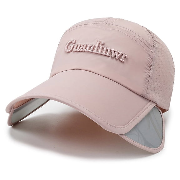 ZSQDM Men Women Solid Cap Mesh Quick Drying Adjustable Breathable Sport Outdoor Sun Protection Adjustable Sun Hat beanie Hat Visors Cap Sleeve Tops for Women