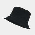 thumbnail image 1 of ZSQDM Men's and Women's Autumn and Winter Corduroy Patchwork Fisherman's Hat Double Wear Basin Hat Visor beanie Captain Hat Bucket Hats Black Baseball Cap, 1 of 4