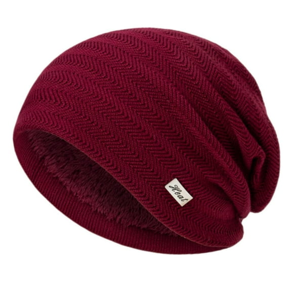 ZSQDM Men's and Women's Autumn and Winter Knitted Hats Winter Household Plus Warm Winter Proof Pullover Hat beanie of Men Cowgirl Hat Scarf Hat or Gloves Baseball Caps for Men