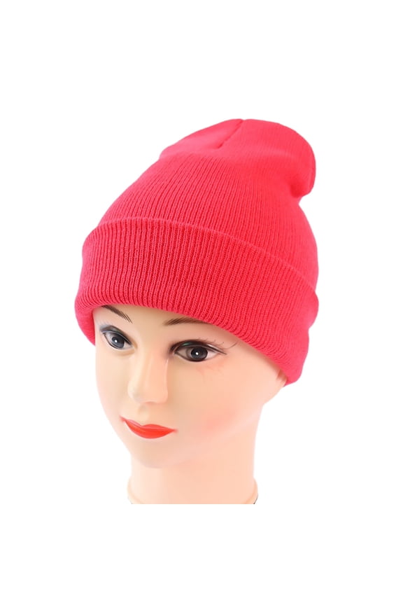 ZSQDM Men's and Women's Knitting Pullover Hat Warm Wool Hat In Autumn and Winter Solid Fashion Knitting Hat beanie of Men Bucket Hat Bomber Hats Scrub Caps