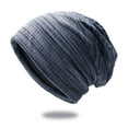 thumbnail image 1 of ZSQDM Men's and Women's Lightweight Slouch beanie Solid Color Knitted Hats Soft Hat for Autumn and Winter beanies Solar Fan Hat Baseball Caps Scrub Caps Women, 1 of 2