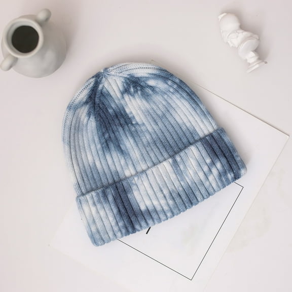 ZSQDM Men's and Women's Simple Tie Dyed Japanese Style Patchwork Hat In Autumn and Winter beanie for Women Mens Hats Bomber Hats Newsboy Cap for Men