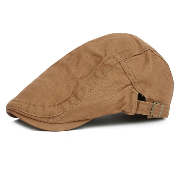 ZSQDM Mens Womens Simple Washable Breathable Cap British Retro forward Hat beanies Trucker Hat Men Baseball Caps Gas Cap