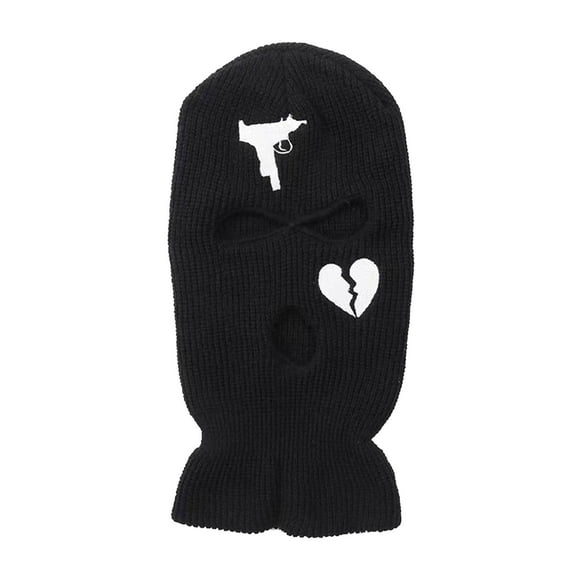 ZSQDM Motorcycle Windproof Full Face Knit Hats Custom Skimask Warm Embroidery Winter Hats Knitted 3 Holes Ski beanie Mens Bucket Hat Bomber Hats Womens Baseball Caps