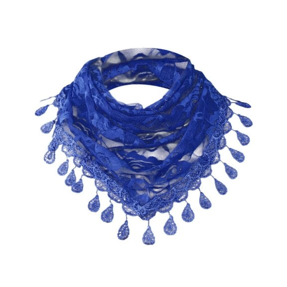ZSQDM Mulberry Silk Scarfs Women Women Hollow Lady Scarf Scarves Tassel Lace Shawl Floral Scarf Neckerchief for Women