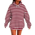 thumbnail image 1 of ZSQDM Plain Hoodies for Women Womens 2025 Hoodies Button Collar Drawstring Hooded Pullover Sweatshirt Casual Long Sleeve Tops Shirts Sweater Vest Polyester Sweatshirt （Xxl）, 1 of 5