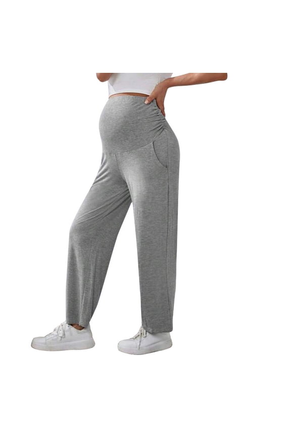 Plus Size Pants Men's Cargo Pants Light Ashy Women blendingpants Polyester,Spandex M