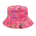 thumbnail image 1 of ZSQDM Printed Fishermans Hat Mens and Women's Outdoor Sunshade Hat Double Sided All Purpose Pot Hat beanie of Men Trucker Hat Bucket Hats Baseball Cap Organizer, 1 of 3
