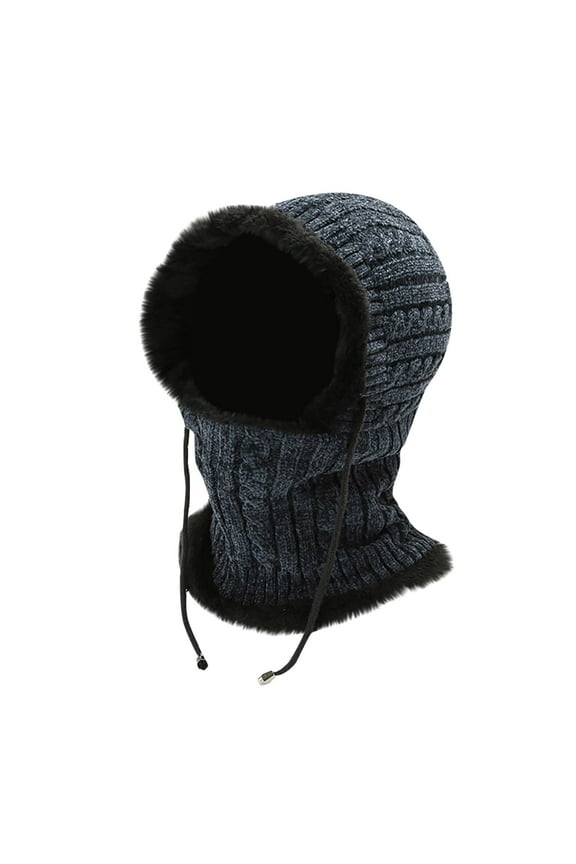 ZSQDM Pure Color Plush Thunderhead Cap Ear Protection Thick Cold Snow Cap Women beanie Golf Hats Men Baseball Caps Shower Caps for Women Reusable Waterproof