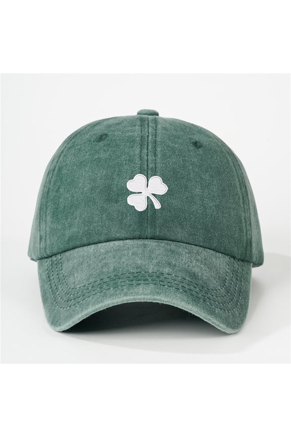ZSQDM St. Pa Trick's Day Hat Green Baseball Cap Sha Mrock Embroidered for Man Women Funny beanie Sun Hat Baseball Caps Valve Stem Caps