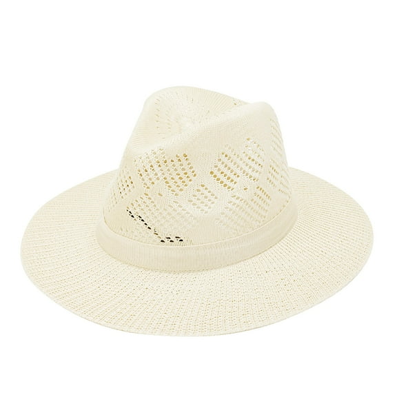 ZSQDM Sun Hats for Men Women Sun Hats For Men Wide Brim Panama Hat Beach Hat Hats For Men Sun Men Hats Unisex Sun Hats