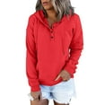 thumbnail image 1 of ZSQDM Under $20 Sweatshirts For Women Polyester,Spandex Women'S Hoodies & Sweatshirts Red Women'S Nylon Hoodie Xxl, 1 of 5