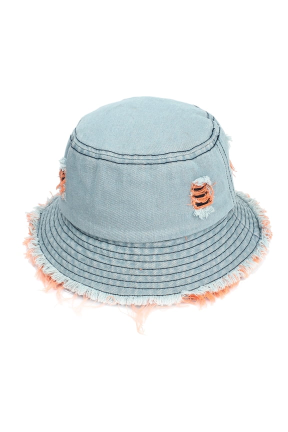 ZSQDM Unisex Casual Denim Hole Splice Hat Washed Tassel Fisherman Hat beanie for Women Hat Rack for Wall Bucket Hats Hat Cleaner for Baseball Caps