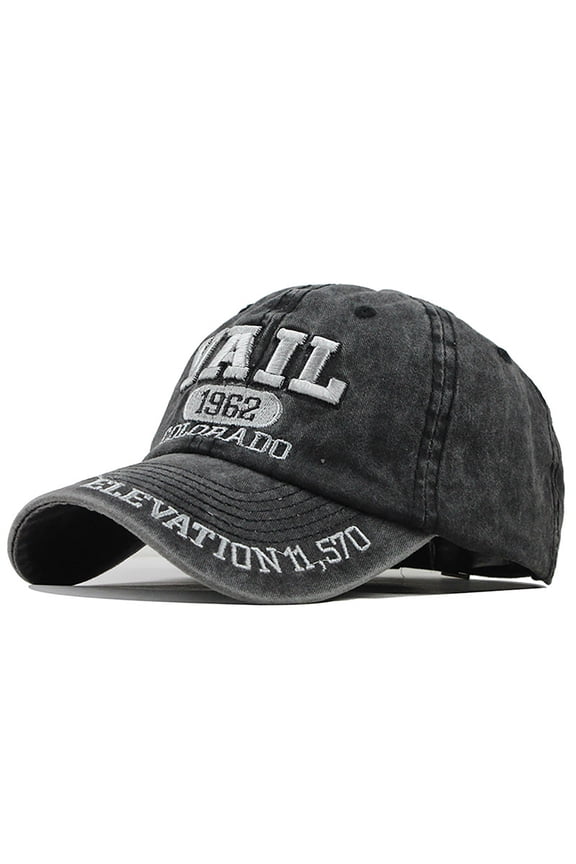 ZSQDM Unisex Cotton Casual Embroidered Denim Letter Hat Fashion Baseball Cap Topee beanies Cowboy Hat Men Visors Solar Post Cap Lights