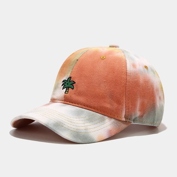 ZSQDM Unisex Men Women Tie-Dyed Sun Hat Adjustable Baseball Cap Hip Hop Hat Women beanie Custom Hat Visors Shower Caps for Women Reusable Waterproof