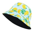 thumbnail image 1 of ZSQDM Unisex Print Double Side Wear Reversible Bucket Hat Trendy Cotton Twill Canvas Sun Fishing Hat Fashion Cap beanies Fan Hat Bucket Hats Cap Barbell, 1 of 2
