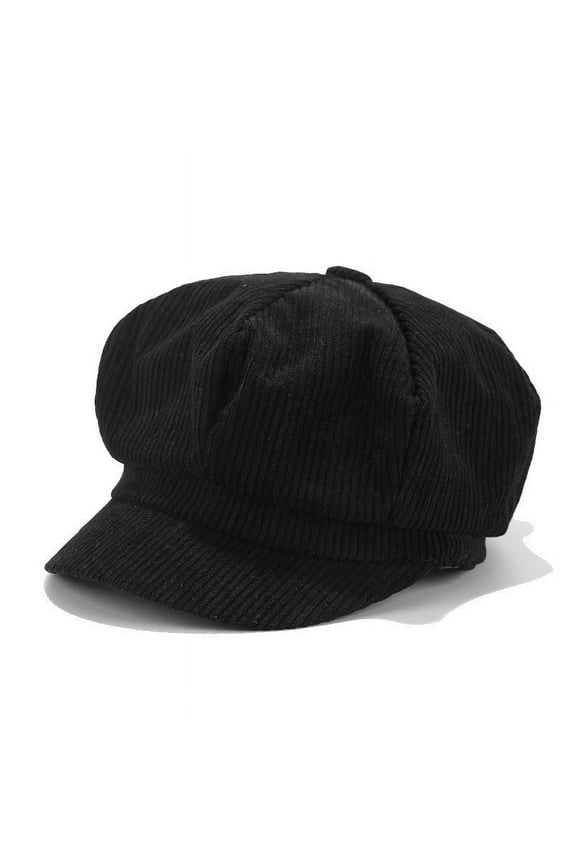 ZSQDM Vintage Women Winter Solid Hat beret Cap Korean Painter Newsboy berets Women beanie Bros Hats Visors Welding Cap