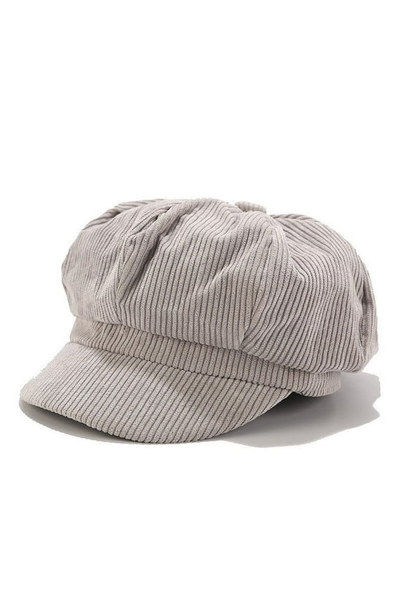 ZSQDM Vintage Women Winter Solid Hat beret Cap Korean Painter Newsboy berets beanies Wide Brim Hats for Women Visors Gas Cap