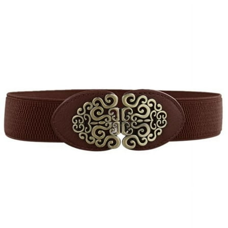 ZSQDM Western Belts for Woman Alloy Flower Vintage Leather Belt Belt Straps For Women Womens Belts