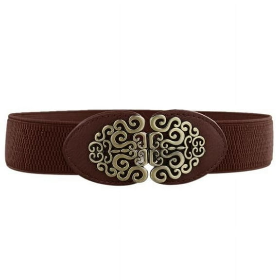 ZSQDM Western Belts for Woman Alloy Flower Vintage Leather Belt Belt Straps For Women Womens Belts