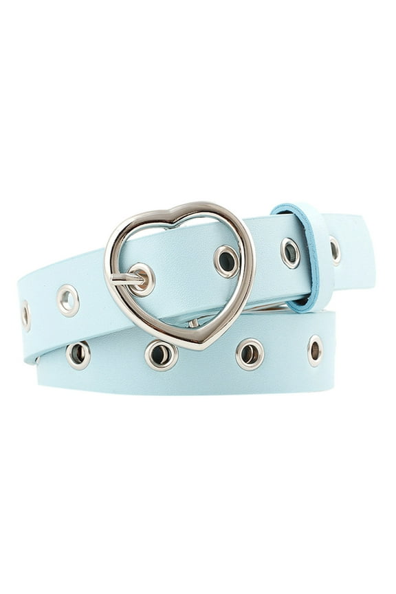 Western Belts for Woman Belt Buckle Ladies Leather Trouser Women Vintage Heart Leisure Belt Womens Belts