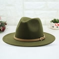 thumbnail image 1 of ZSQDM Western Cowboy Hat for Women Classic Roll Up Buckle belt Women Retro Wide Brim Cowboy Hat beanie Golf Hats Men Bucket Hats Valve Stem Caps, 1 of 4