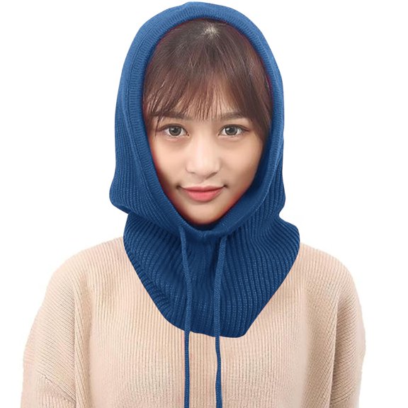 ZSQDM Winter Ski Knitted Hats Windproof Neck Ears Warmer Scarf Head Protector for Men Women Outdoor beanie of Men Bucket Hats for Woman Bomber Hats Headache Relief Cap