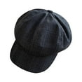 thumbnail image 1 of ZSQDM Winter Vintage Women Winter Plaid Hat Newsboy beret Capberets Women beanie Custom Hat berets Headache Cap, 1 of 4