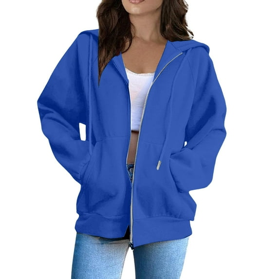 ZSQDM Women Hoodies Crewneck Sweatshirts Women Hoodies Sweatshirt for Women House Coats for Womens with Zipper Women's Nylon T-Shirt Coat Hooks Oversized Coat Women(Xl)